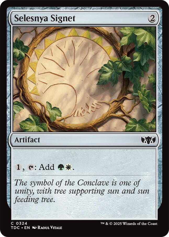 Selesnya Signet [Tarkir: Dragonstorm Commander] | The CG Realm
