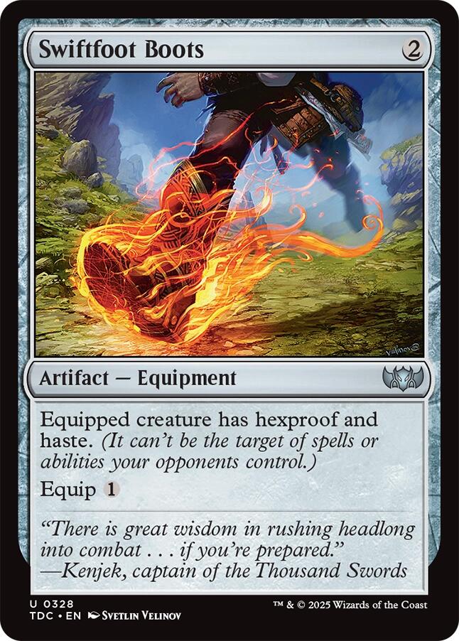Swiftfoot Boots [Tarkir: Dragonstorm Commander] | The CG Realm