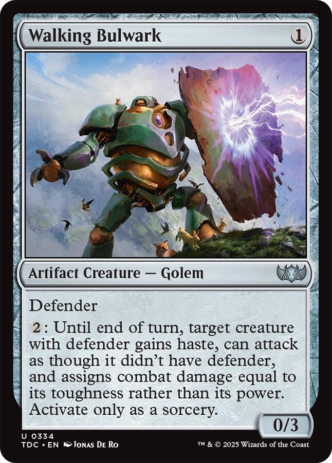 Walking Bulwark [Tarkir: Dragonstorm Commander] | The CG Realm