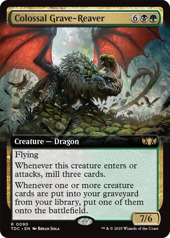 Colossal Grave-Reaver (Extended Art) [Tarkir: Dragonstorm Commander] | The CG Realm