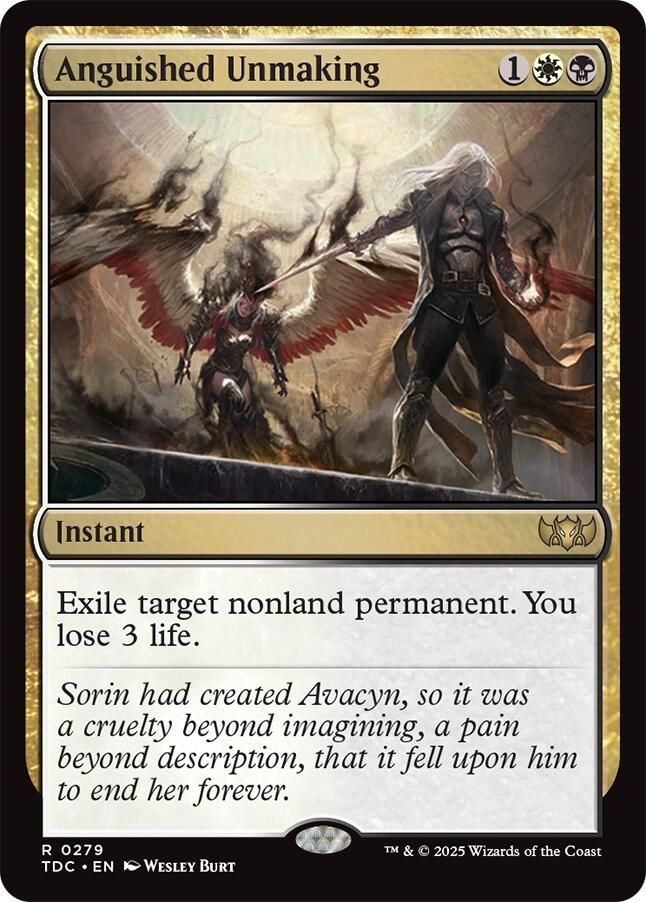 Anguished Unmaking [Tarkir: Dragonstorm Commander] | The CG Realm