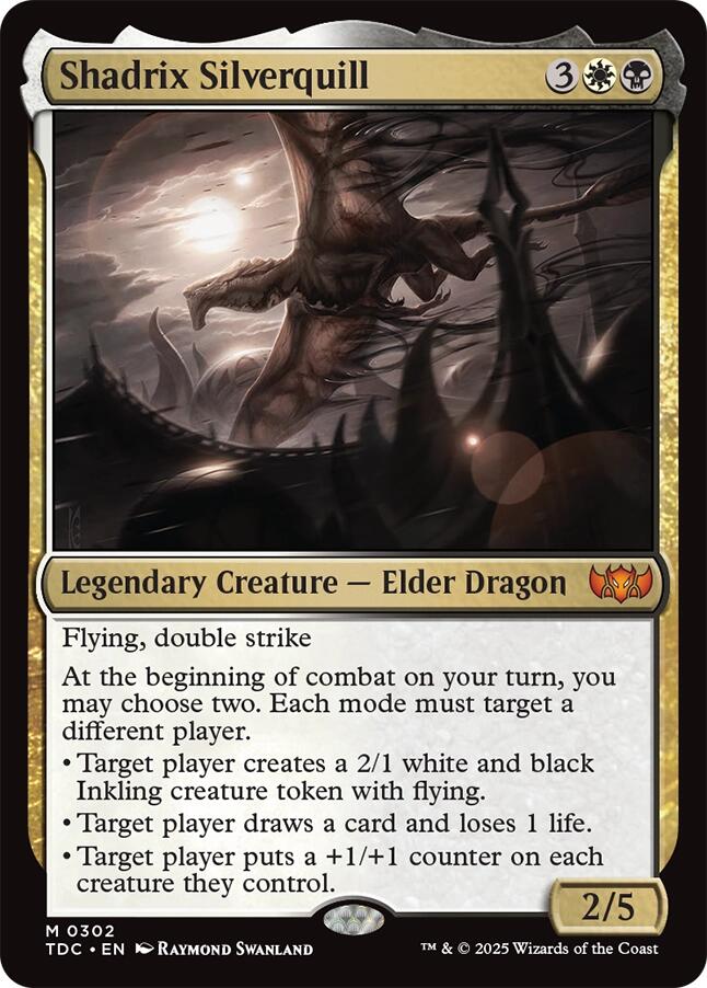Shadrix Silverquill [Tarkir: Dragonstorm Commander] | The CG Realm