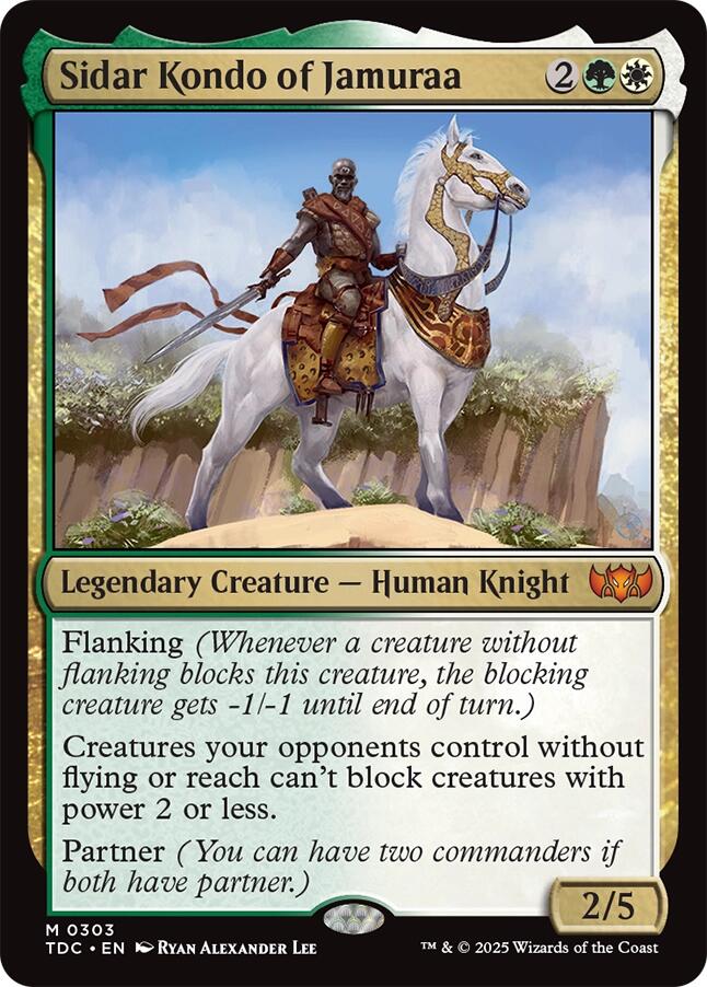 Sidar Kondo of Jamuraa [Tarkir: Dragonstorm Commander] | The CG Realm
