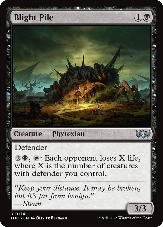 Blight Pile [Tarkir: Dragonstorm Commander] | The CG Realm