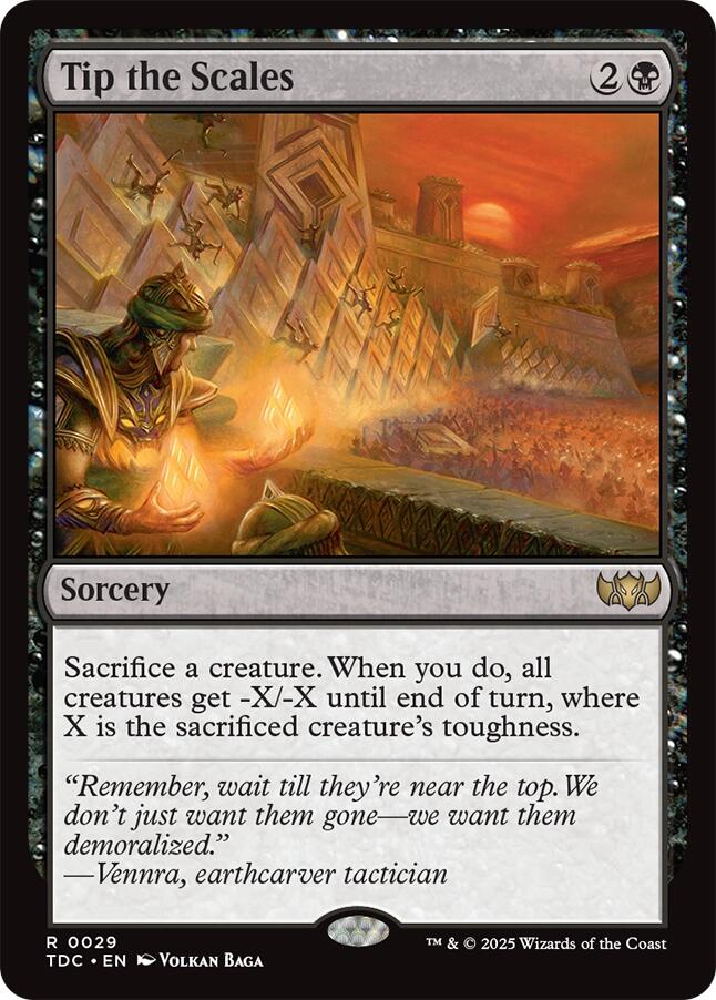 Tip the Scales [Tarkir: Dragonstorm Commander] | The CG Realm