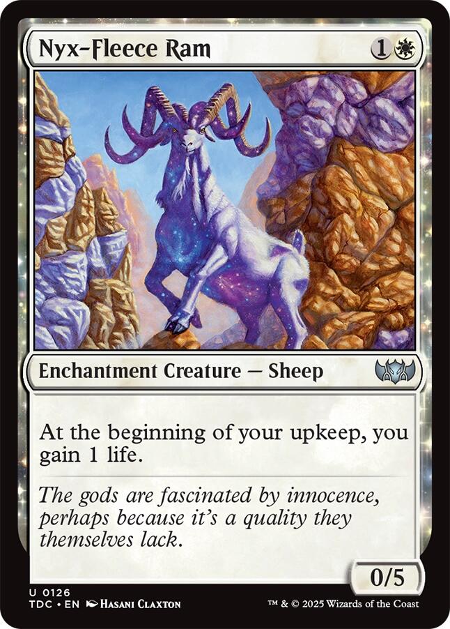 Nyx-Fleece Ram [Tarkir: Dragonstorm Commander] | The CG Realm
