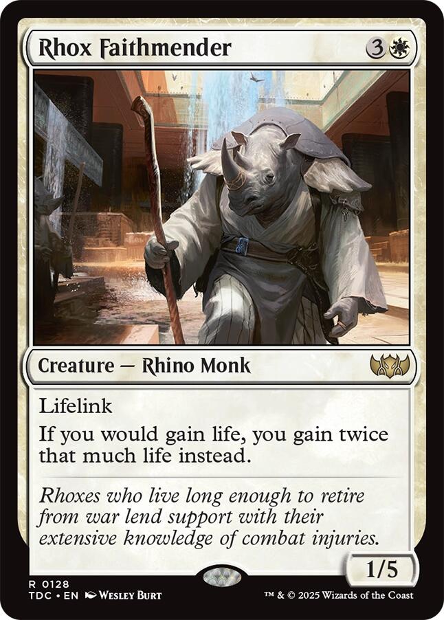 Rhox Faithmender [Tarkir: Dragonstorm Commander] | The CG Realm