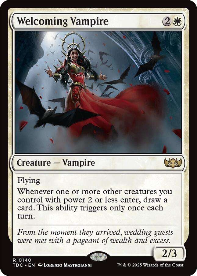 Welcoming Vampire [Tarkir: Dragonstorm Commander] | The CG Realm