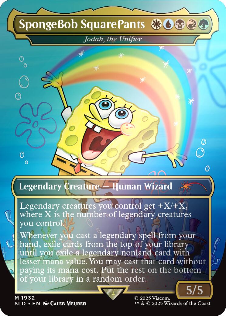 SpongeBob SquarePants - Jodah, the Unifier (Rainbow Foil) [Secret Lair Drop Series] | The CG Realm