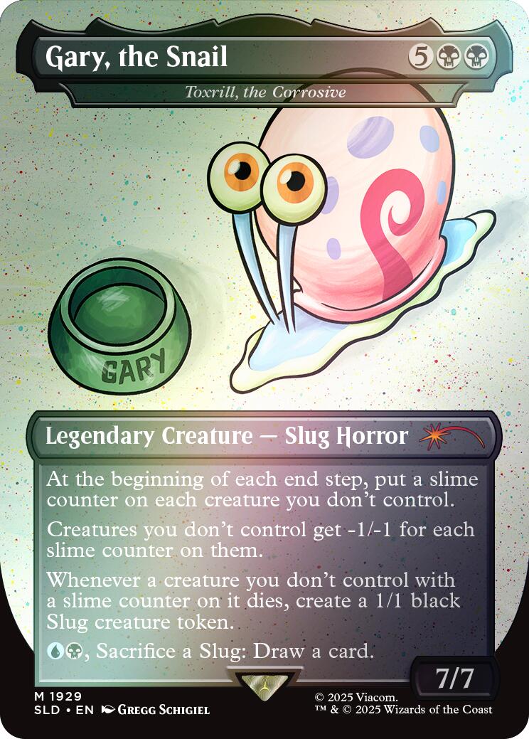 Gary, the Snail - Toxrill, the Corrosive (Rainbow Foil) [Secret Lair Drop Series] | The CG Realm