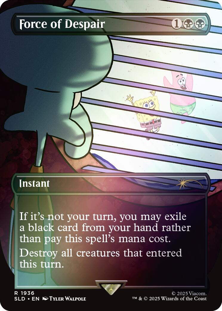 Force of Despair (Rainbow Foil) [Secret Lair Drop Series] | The CG Realm