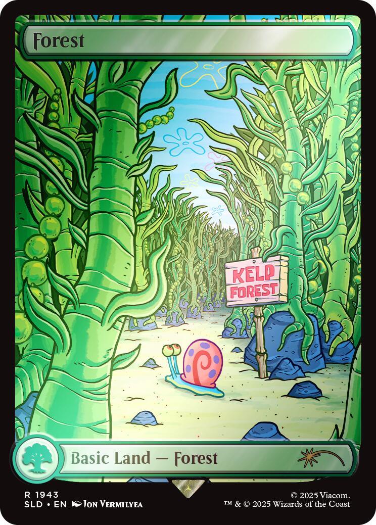 Forest (1943) (Rainbow Foil) [Secret Lair Drop Series] | The CG Realm