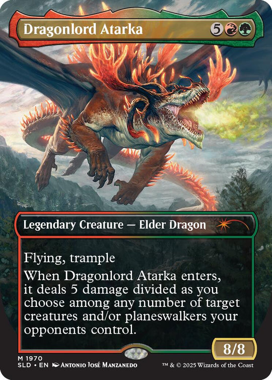 Dragonlord Atarka (SLD-1970) - Secret Lair Drop (Borderless)