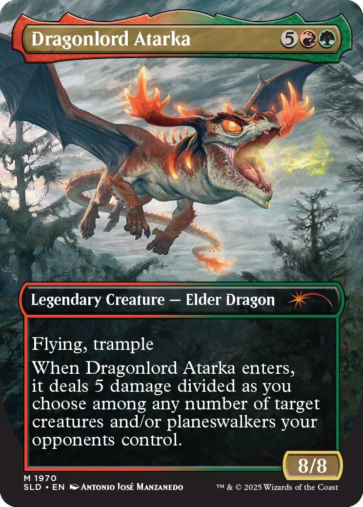 Dragonlord Atarka (SLD-1970) - Secret Lair Drop (Borderless)