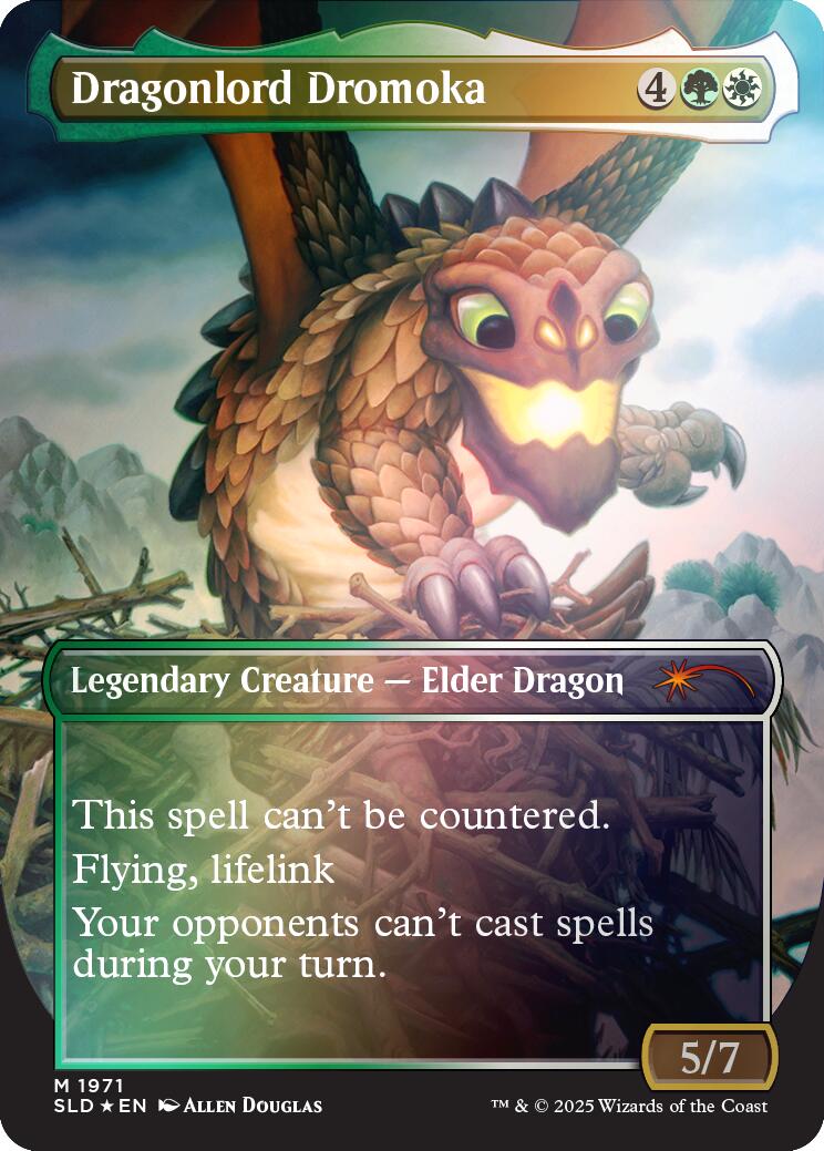 Dragonlord Dromoka (Rainbow Foil) (SLD-1971) - Secret Lair Drop Series Foil