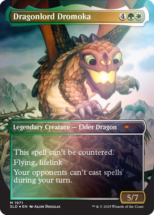 Dragonlord Dromoka (Rainbow Foil) (SLD-1971) - Secret Lair Drop Series Foil