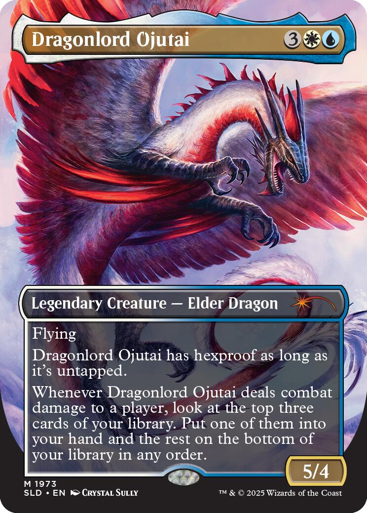 Dragonlord Ojutai (SLD-1973) - Secret Lair Drop (Borderless)