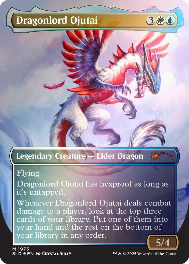 Dragonlord Ojutai (Rainbow Foil) (SLD-1973) - Secret Lair Drop Series Foil