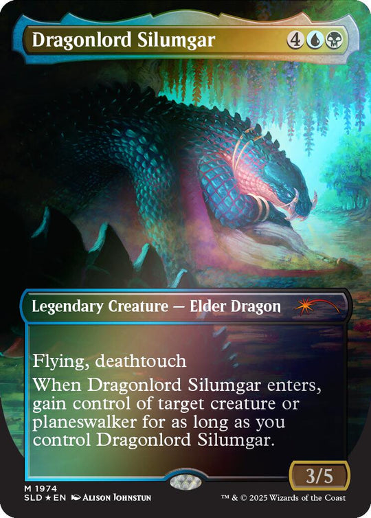 Dragonlord Silumgar (Rainbow Foil) (SLD-1974) - Secret Lair Drop Series Foil