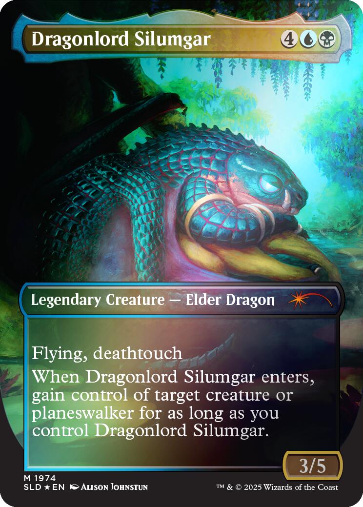 Dragonlord Silumgar (Rainbow Foil) (SLD-1974) - Secret Lair Drop Series Foil