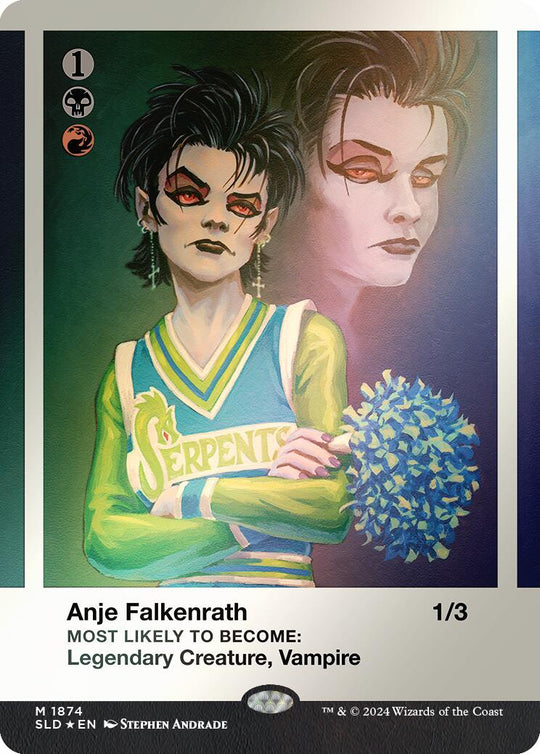 Anje Falkenrath (Rainbow Foil) (SLD-1874) - Secret Lair Drop Series Foil