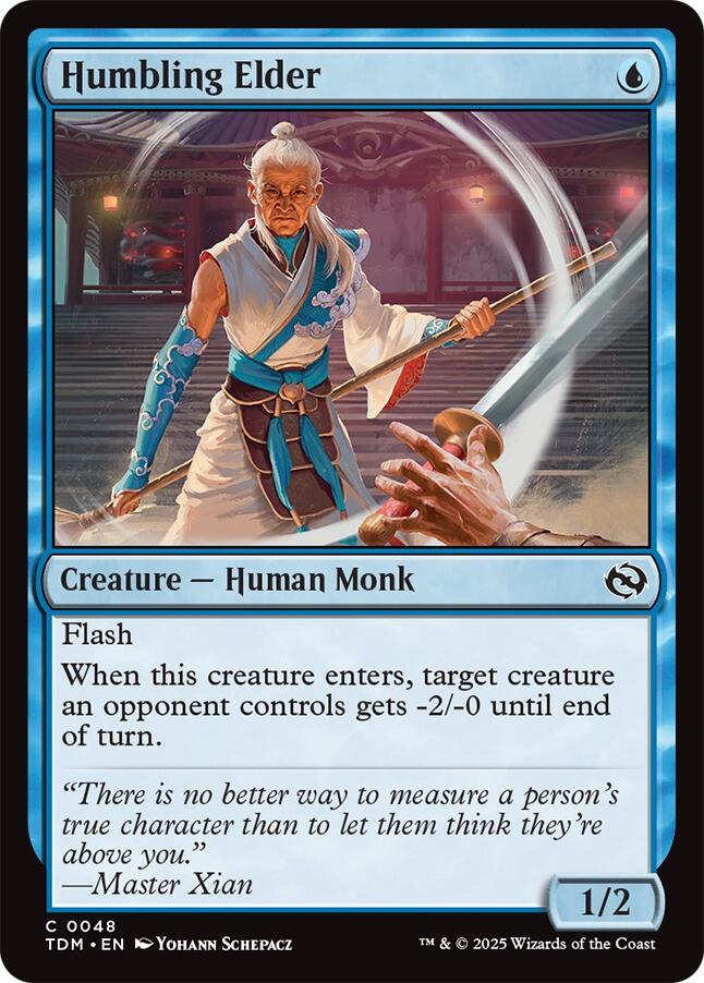 Humbling Elder [Tarkir: Dragonstorm] | The CG Realm