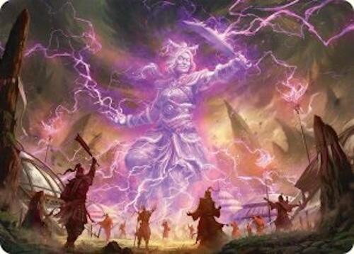 Smile at Death Art Card (4/54) [Tarkir: Dragonstorm Art Series] | The CG Realm