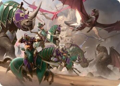 United Battlefront Art Card (5/54) [Tarkir: Dragonstorm Art Series] | The CG Realm