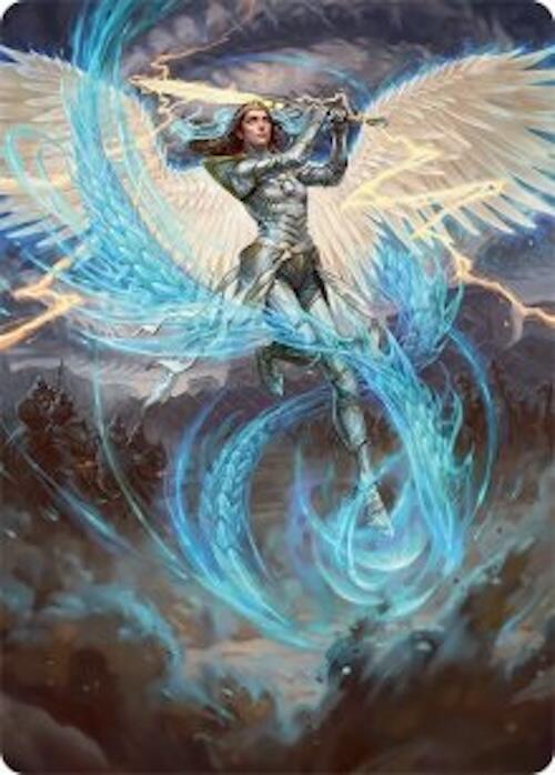 Elspeth, Storm Slayer Art Card (49/54) [Tarkir: Dragonstorm Art Series] | The CG Realm