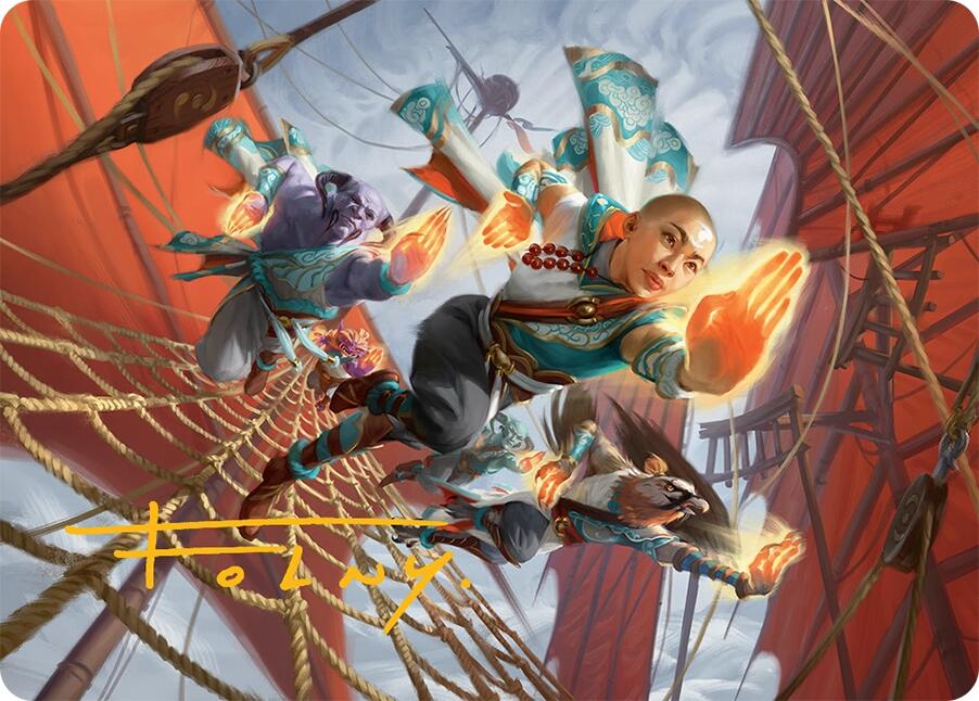 Aligned Heart Art Card (52/54) (Gold-Stamped Signature) [Tarkir: Dragonstorm Art Series] | The CG Realm