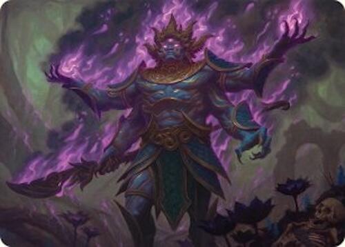 Rot-Curse Rakshasa Art Card (13/54) [Tarkir: Dragonstorm Art Series] | The CG Realm