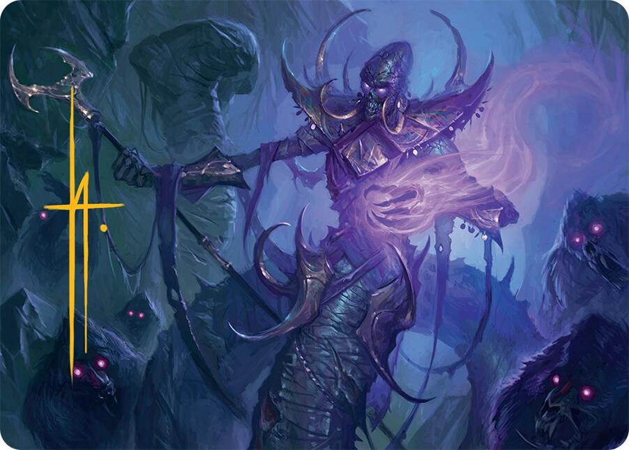 Sidisi, Regent of the Mire Art Card (14/54) (Gold-Stamped Signature) [Tarkir: Dragonstorm Art Series] | The CG Realm