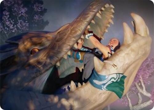 Jaws of Defeat Art Card (53/54) [Tarkir: Dragonstorm Art Series] | The CG Realm