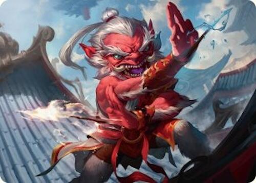 Devoted Duelist Art Card (15/54) [Tarkir: Dragonstorm Art Series] | The CG Realm