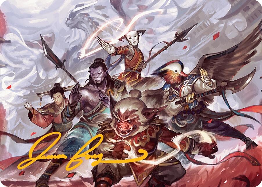 Will of the Jeskai Art Card (54/54) (Gold-Stamped Signature) [Tarkir: Dragonstorm Art Series] | The CG Realm