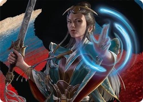 Narset, Jeskai Waymaster Art Card (44/54) [Tarkir: Dragonstorm Art Series] | The CG Realm