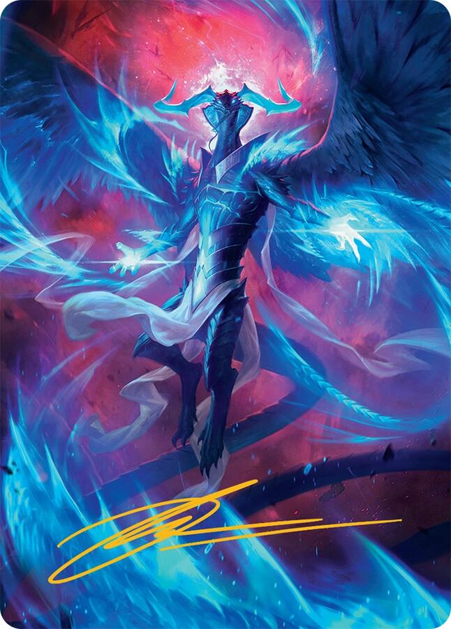 Ugin, Eye of the Storms Art Card (48/54) (Gold-Stamped Signature) [Tarkir: Dragonstorm Art Series] | The CG Realm