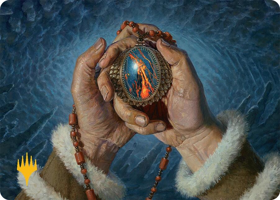 Mox Jasper Art Card (28/54) (Gold-Stamped) [Tarkir: Dragonstorm Art Series] | The CG Realm