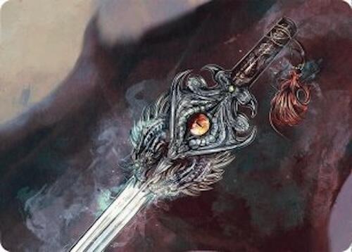 Dragonfire Blade Art Card (40/54) [Tarkir: Dragonstorm Art Series] | The CG Realm