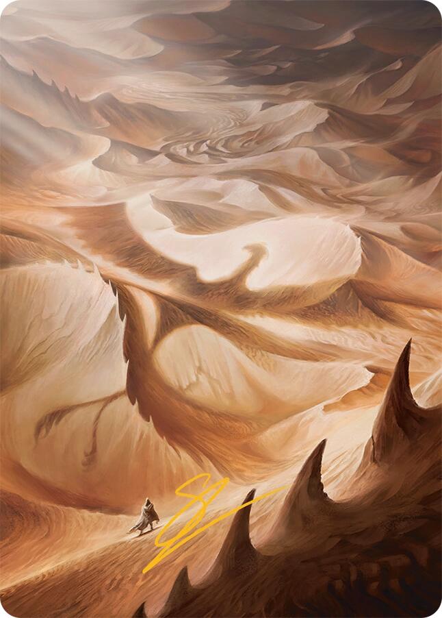 Plains Art Card (30/54) (Gold-Stamped Signature) [Tarkir: Dragonstorm Art Series] | The CG Realm