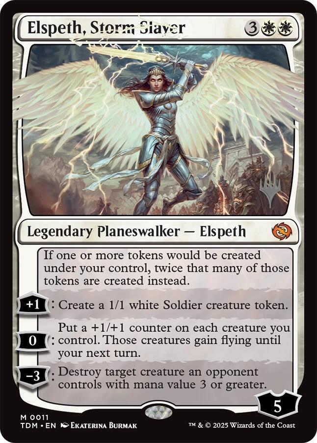 Elspeth, Storm Slayer [Tarkir: Dragonstorm Promos] | The CG Realm