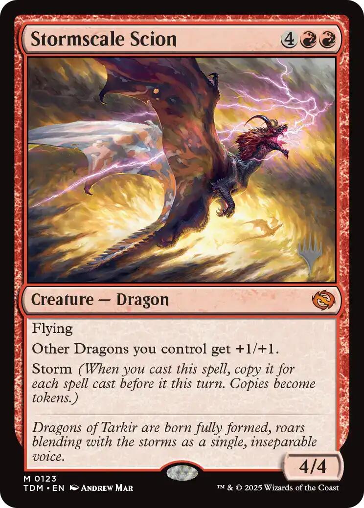 Stormscale Scion [Tarkir: Dragonstorm Promos] | The CG Realm