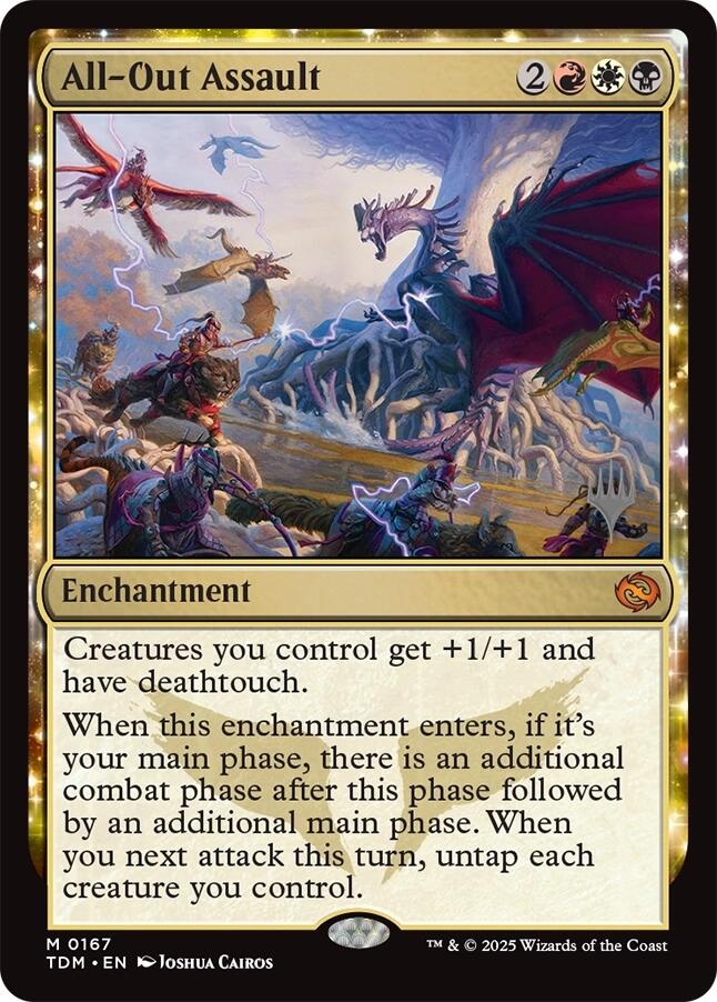 All-Out Assault [Tarkir: Dragonstorm Promos] | The CG Realm
