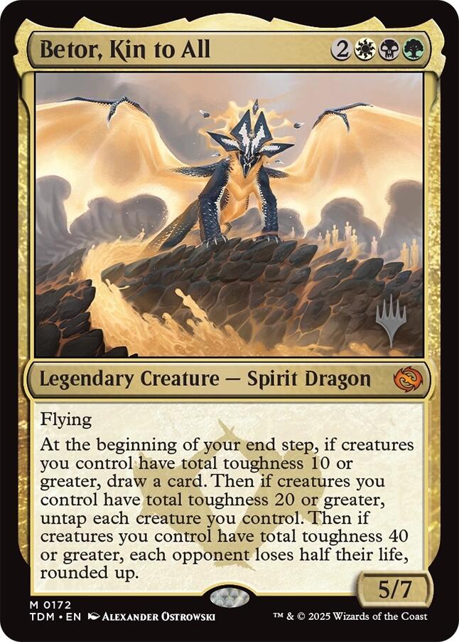 Betor, Kin to All [Tarkir: Dragonstorm Promos] | The CG Realm