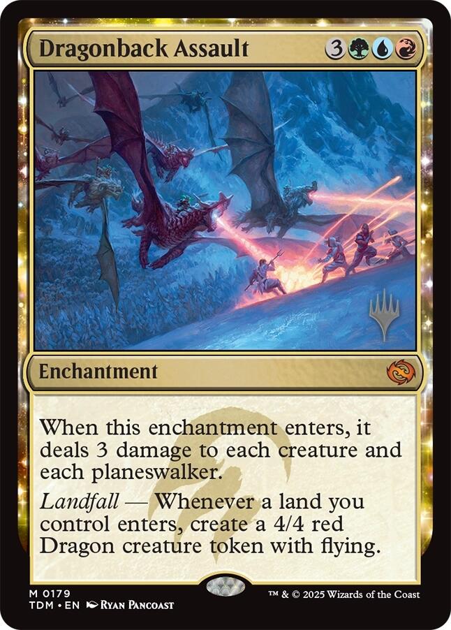 Dragonback Assault [Tarkir: Dragonstorm Promos] | The CG Realm
