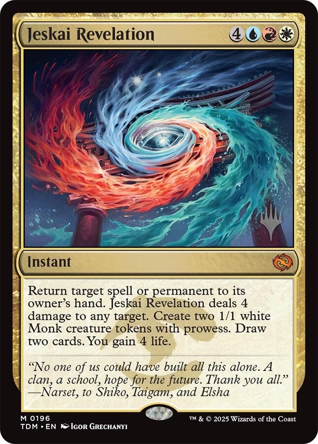 Jeskai Revelation [Tarkir: Dragonstorm Promos] | The CG Realm