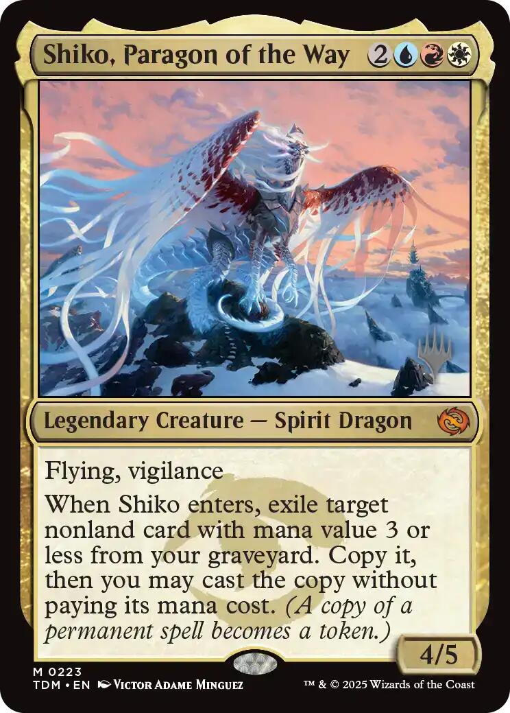 Shiko, Paragon of the Way [Tarkir: Dragonstorm Promos] | The CG Realm