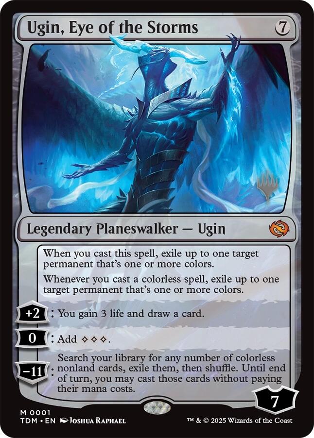 Ugin, Eye of the Storms [Tarkir: Dragonstorm Promos] | The CG Realm