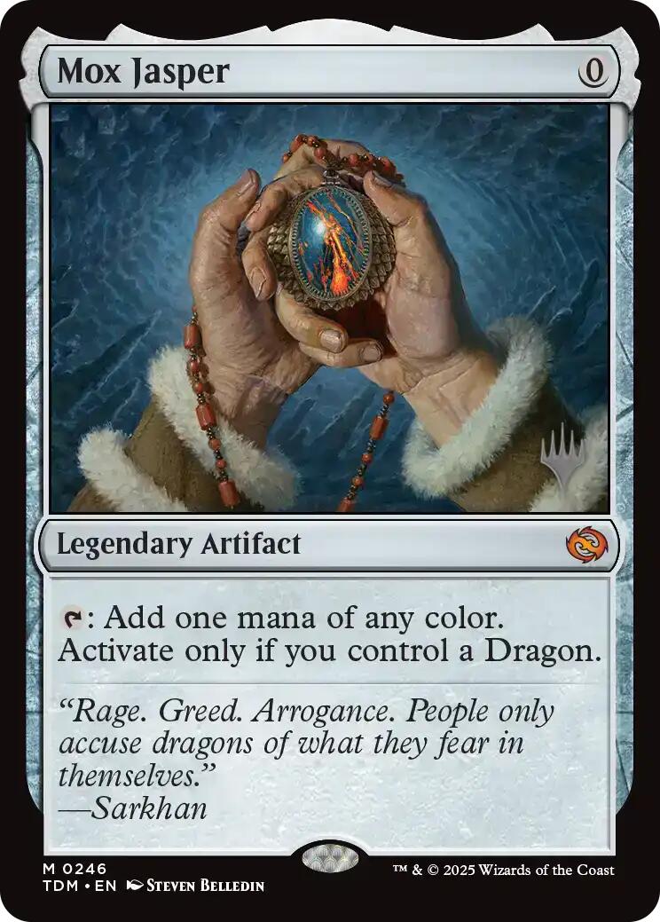 Mox Jasper [Tarkir: Dragonstorm Promos] | The CG Realm