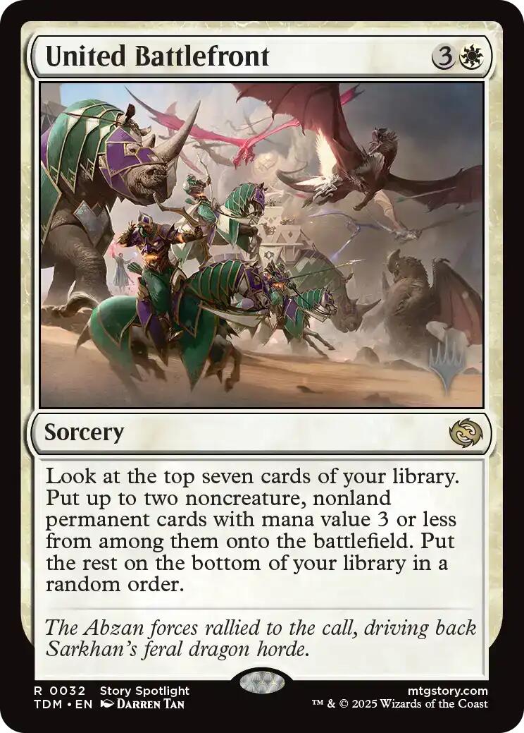 United Battlefront [Tarkir: Dragonstorm Promos] | The CG Realm